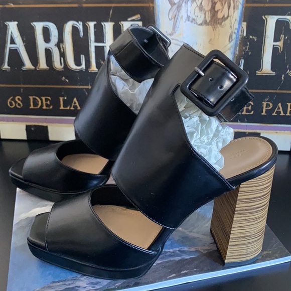 Zara Women’s Platform Shoes Size 40 - Picture 2 of 6